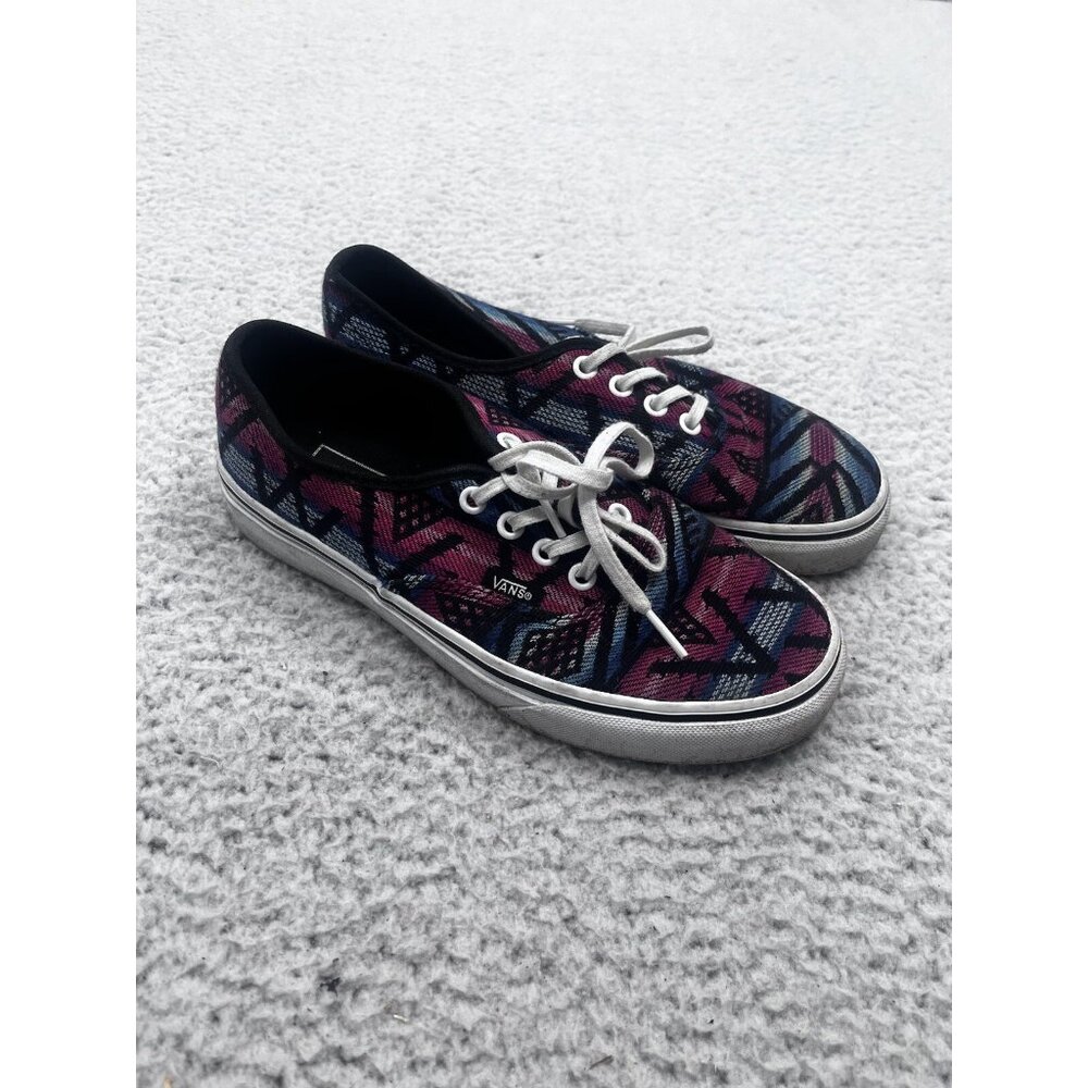 VANS Off the Wall Multicolor Aztec Boho Low Top Sneakers Men 5 Women 6.5